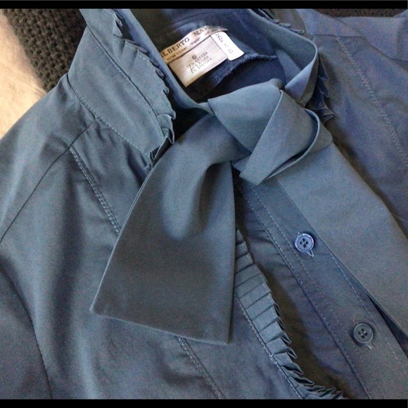 Alberto Makali blouse, Petrol blue, size 6 - Picture 8 of 10